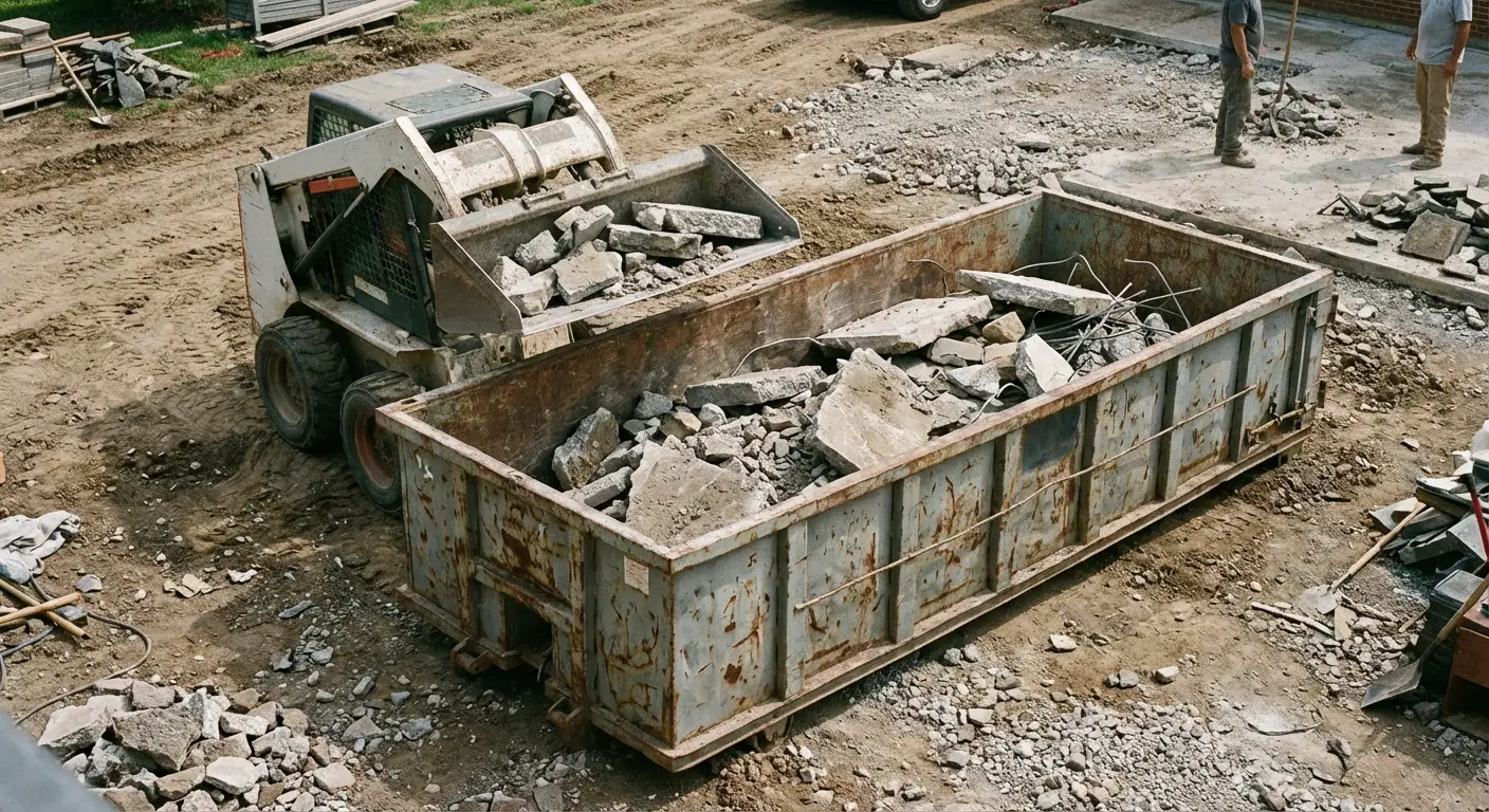Heavy Concrete Patio Removal in Chelsea, MA
