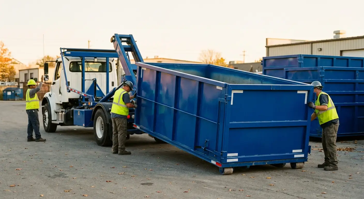 Commercial waste management and dumpster rental logistics in Chelsea, MA