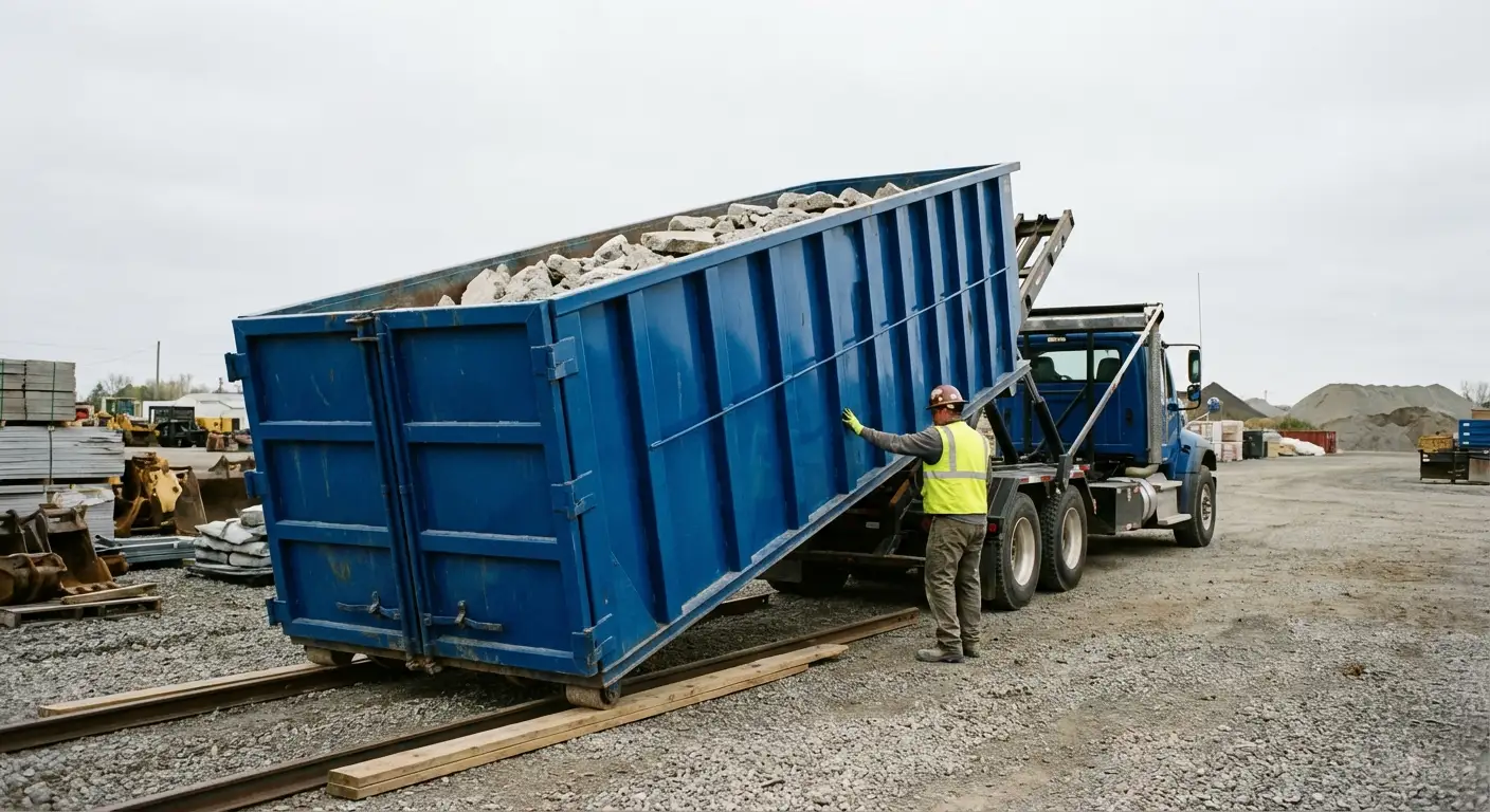 Heavy duty concrete dumpster specifications in Chelsea, MA
